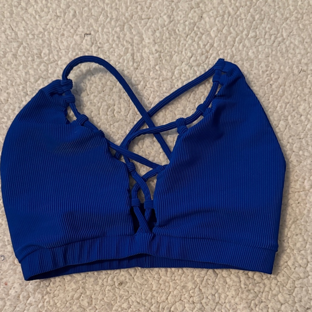 Beach Riot Royal Blue Strappy Top
